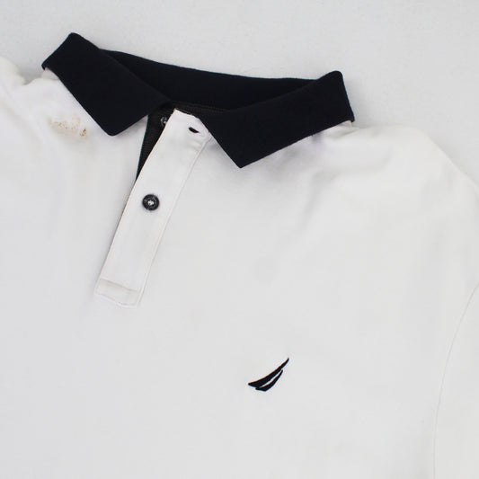 Polo Nautica Blanca (XL)