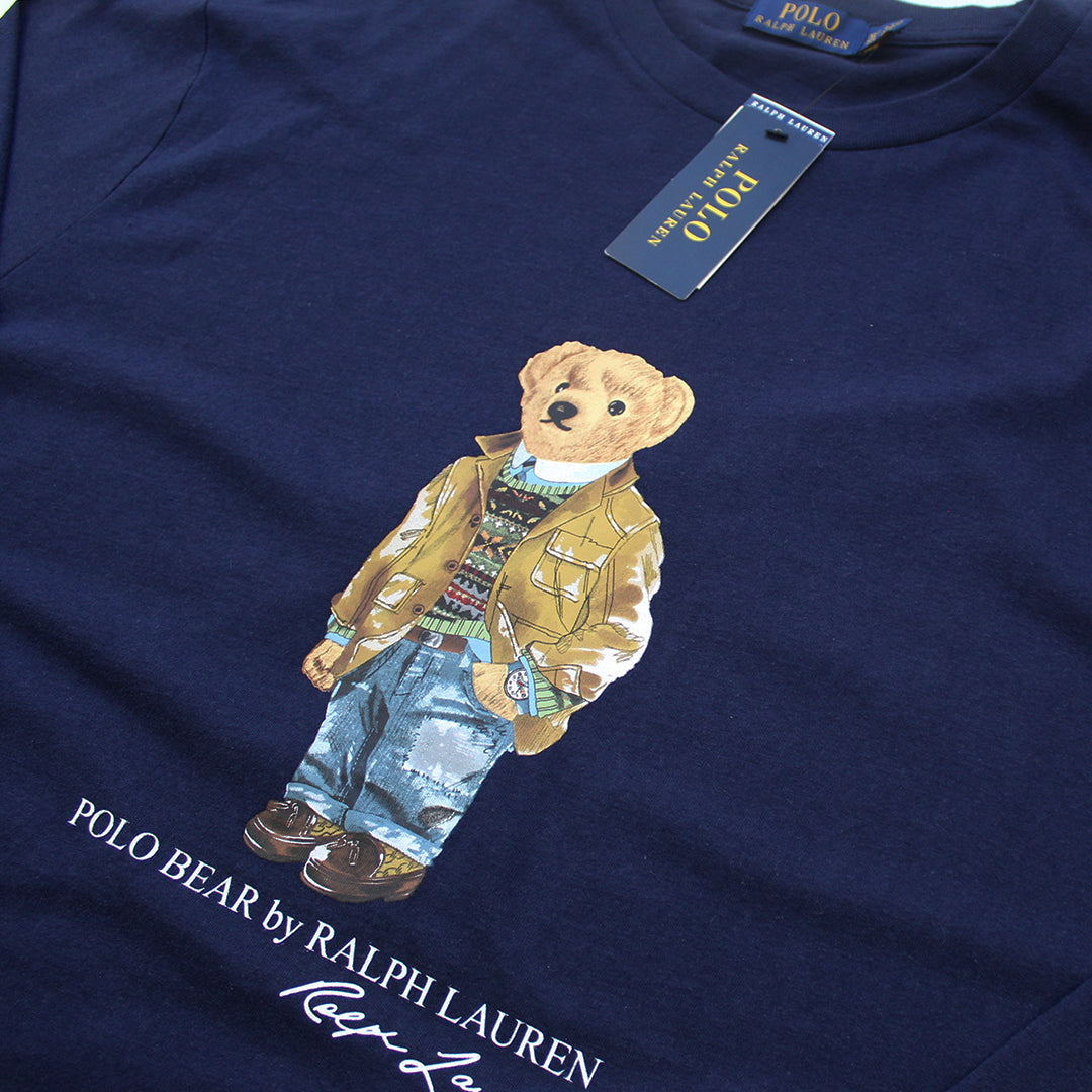 Playera Ralph Lauren Polo Bear Azul  (XL)