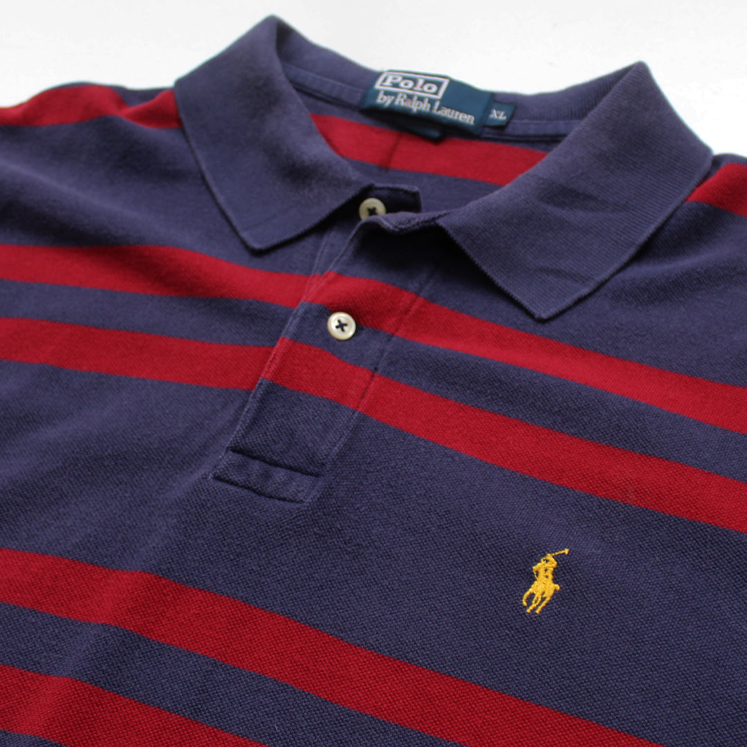 Polo Ralph Lauren Rayas Azul (XL)