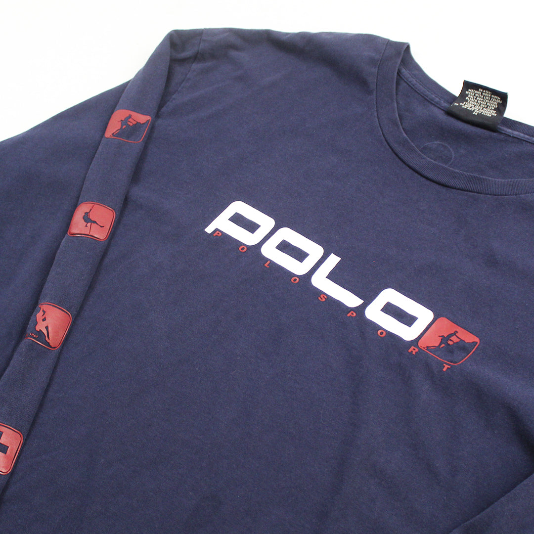 Playera Ralph Lauren Vintage Azul  (L)