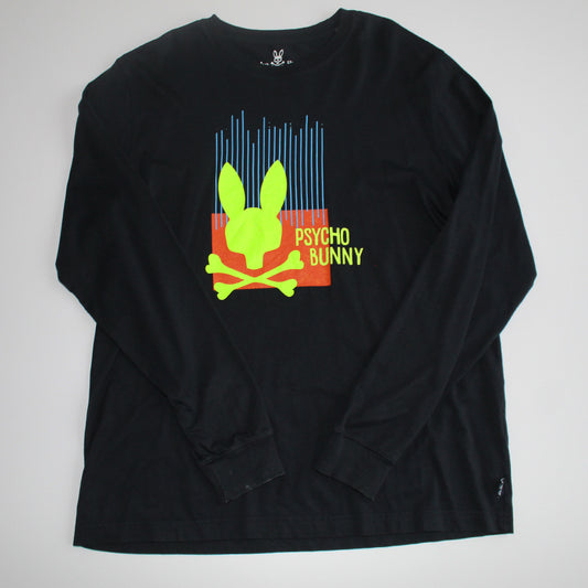 Playera Psycho Bunny Negra  (L)
