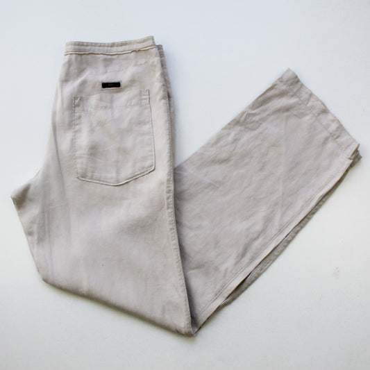 Pantalon Hugo Boss De Lino  Beige (32)