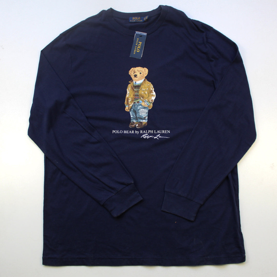 Playera Ralph Lauren Polo Bear Azul  (XL)