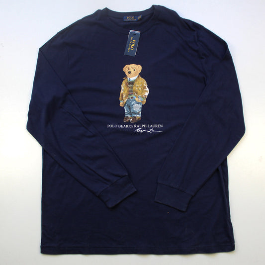 Playera Ralph Lauren Polo Bear Azul  (XL)