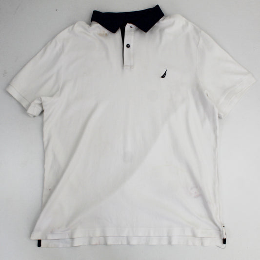 Polo Nautica Blanca (XL)