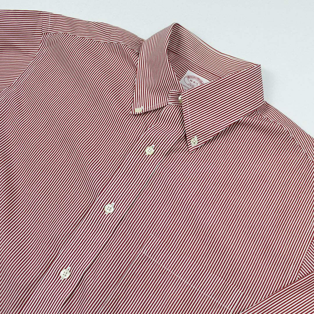 Camisa Brooks Brothers Rayas Rojas  (L)