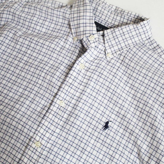 Camisa Ralph Lauren Cuadros  Azules (XL)
