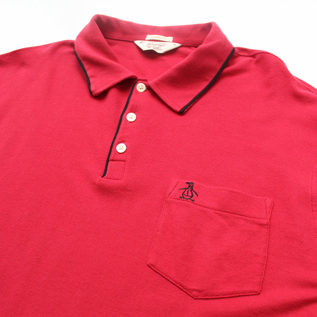 Polo Penguin Roja  (XL)