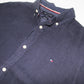 Camisa Tommy Hilfiger Lino Azul (L)