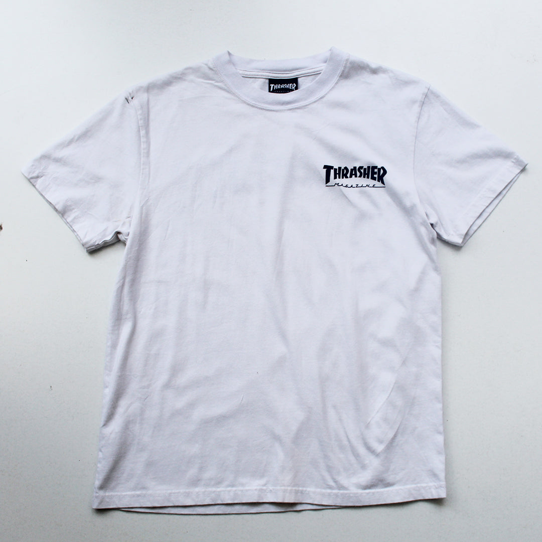 Playera Thrasher Blanca (XS)