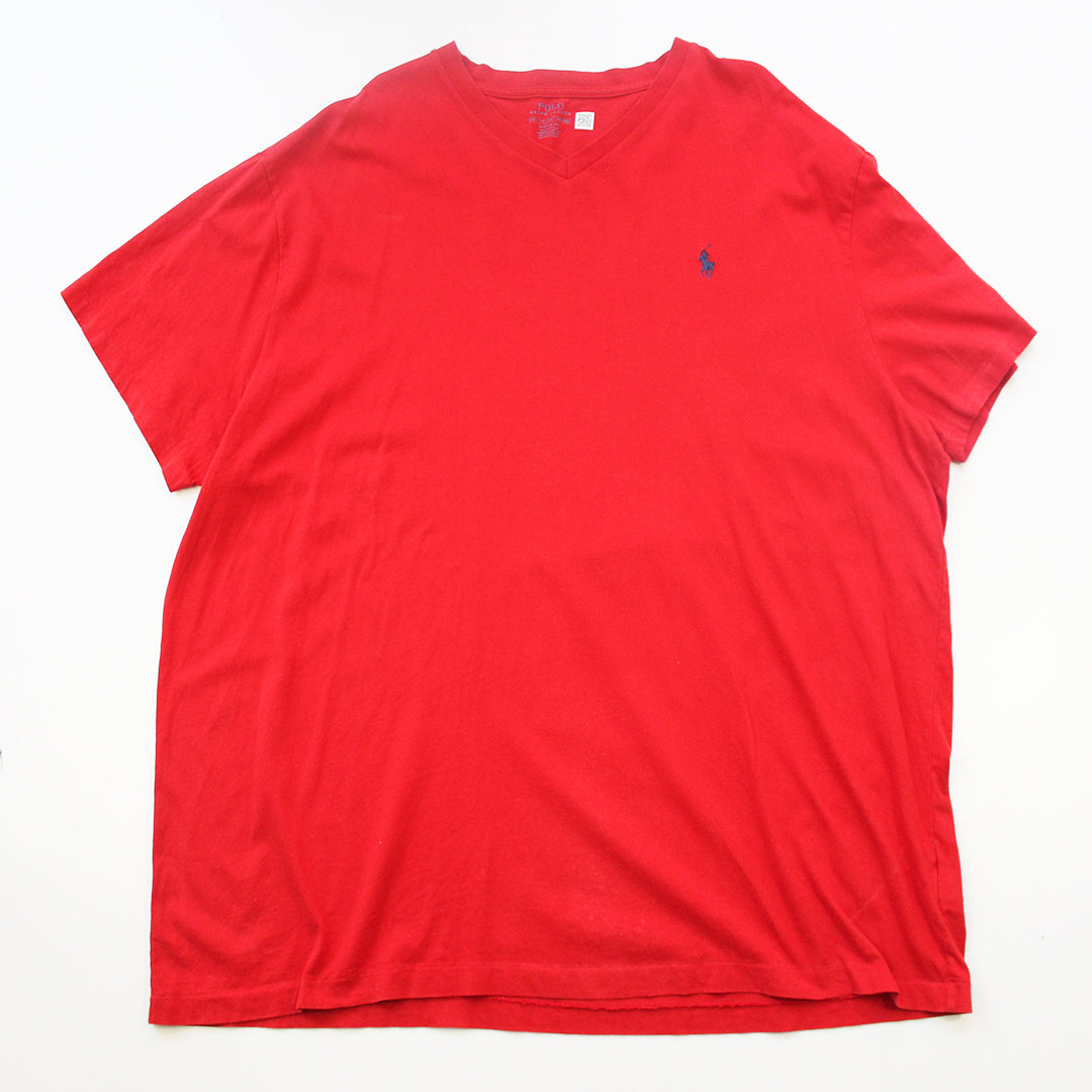 Playera Ralph Lauren Roja (XXL)