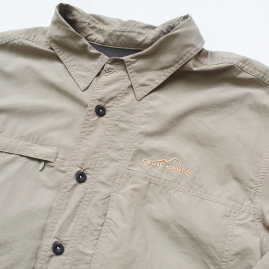 Camisa Eddie Bauer Beige (L)