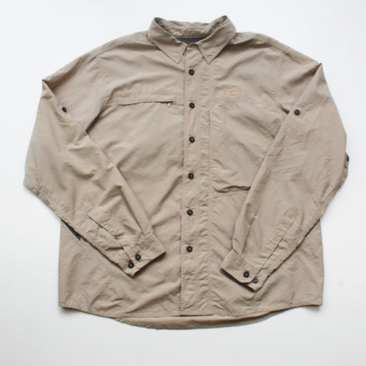 Camisa Eddie Bauer Beige (L)