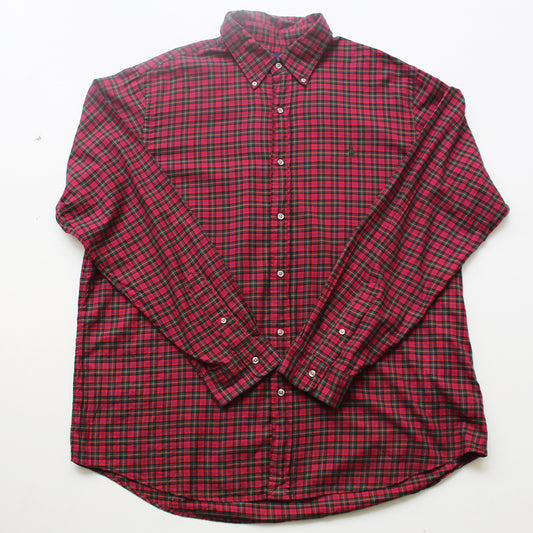 Camisa Ralph Lauren Cuadros Rojos (XL)