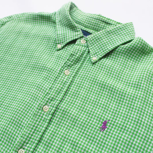 Camisa Ralph Lauren Cuadros Verdes (XL)