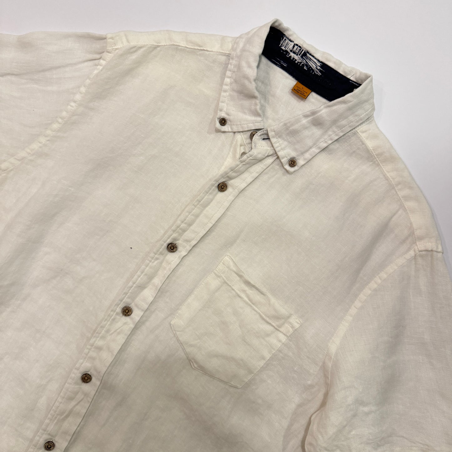 Camisa De Lino Blanca (L)