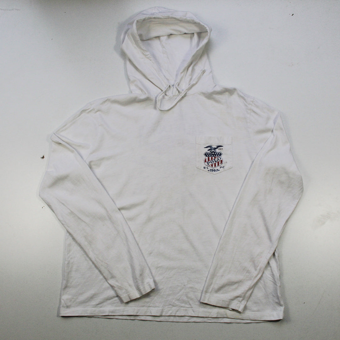 Sudadera Ralph Lauren Blanca (L)