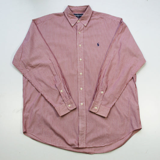 Camisa Ralph Lauren Rayas Rojas (L)