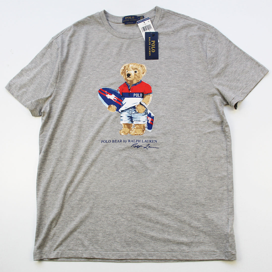 Playera Ralph Lauren Polo Bear Gris  (L)