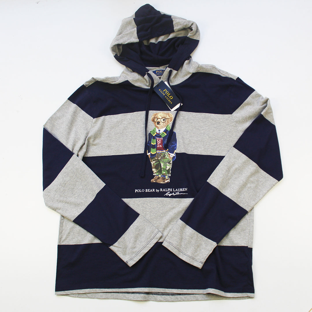 Sudadera Ralph Lauren Polo Bear Rayas (XL)