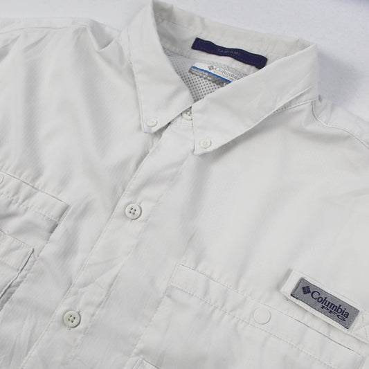 Camisa Columbia Blanca  (XL)