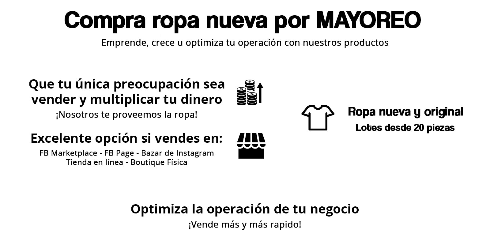 Ropa original online mayoreo