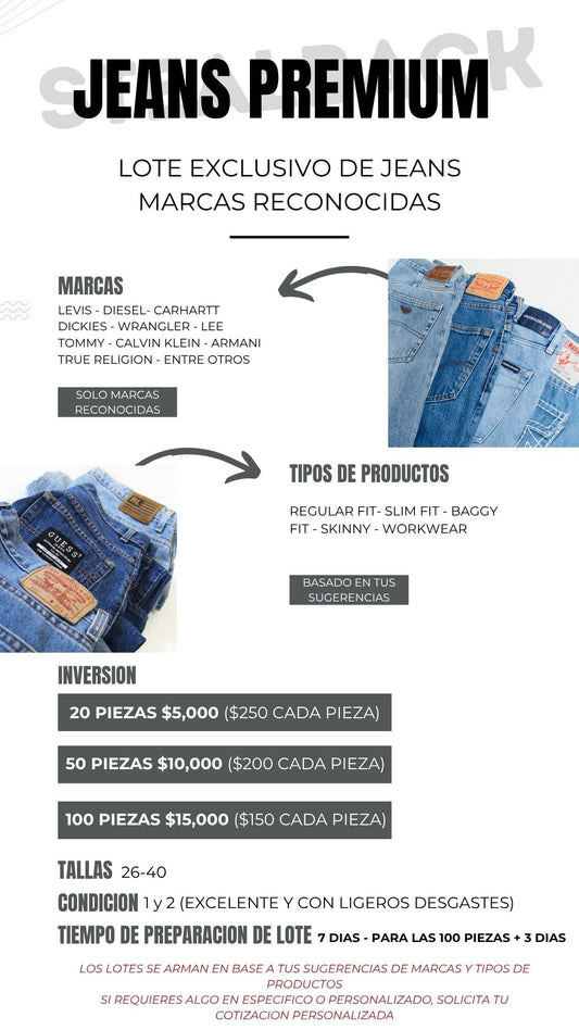 Jeans Mix Pack – Mayoreo