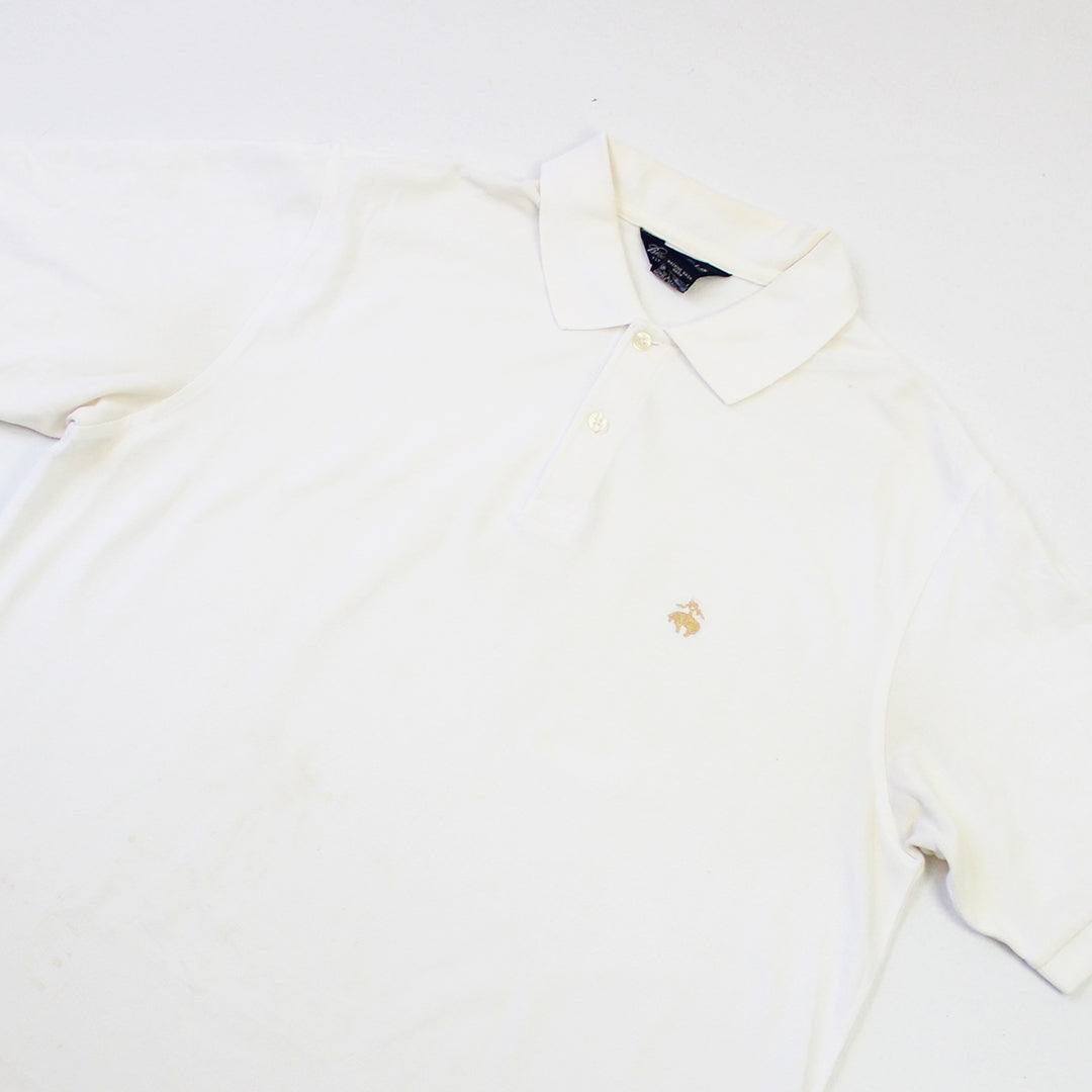 Polo Brooks Brothers Blanco (L)