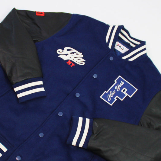 Chamarra Varsity Fila Azul (M)