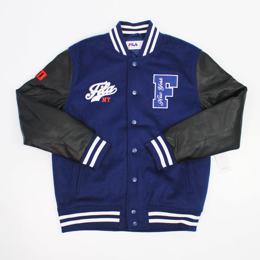 Chamarra Varsity Fila Azul (M)