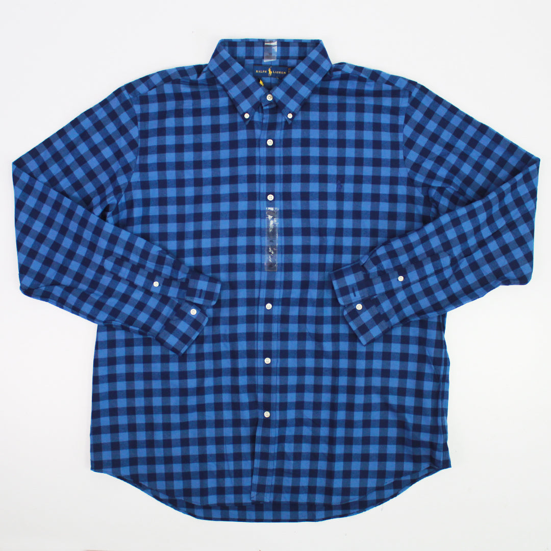 Camisa Ralph Lauren Cuadros Azules (XXL)