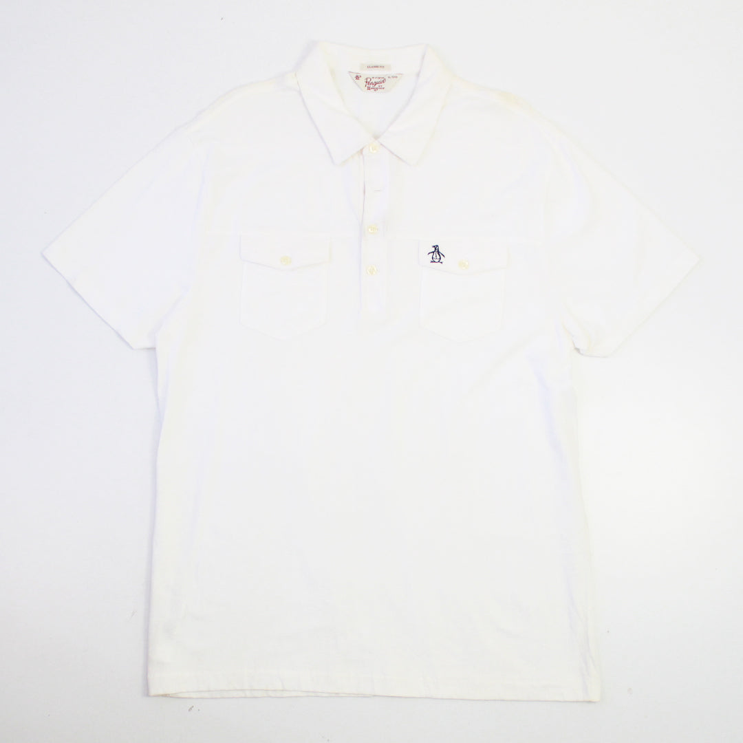 Polo Penguin Blanca (XL)