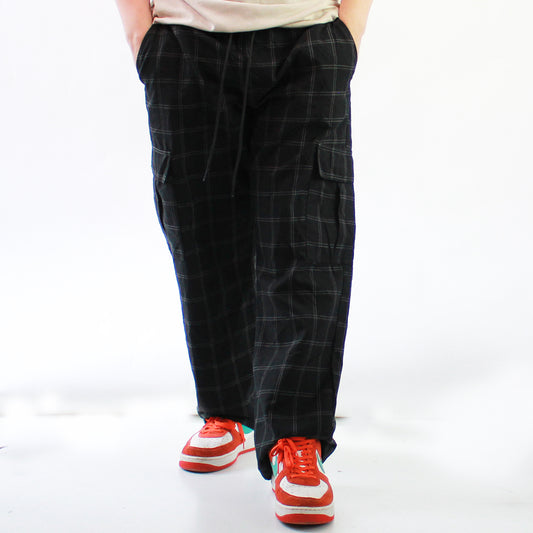 Pantalon Loose Cargo Pacsun Negro (XL)
