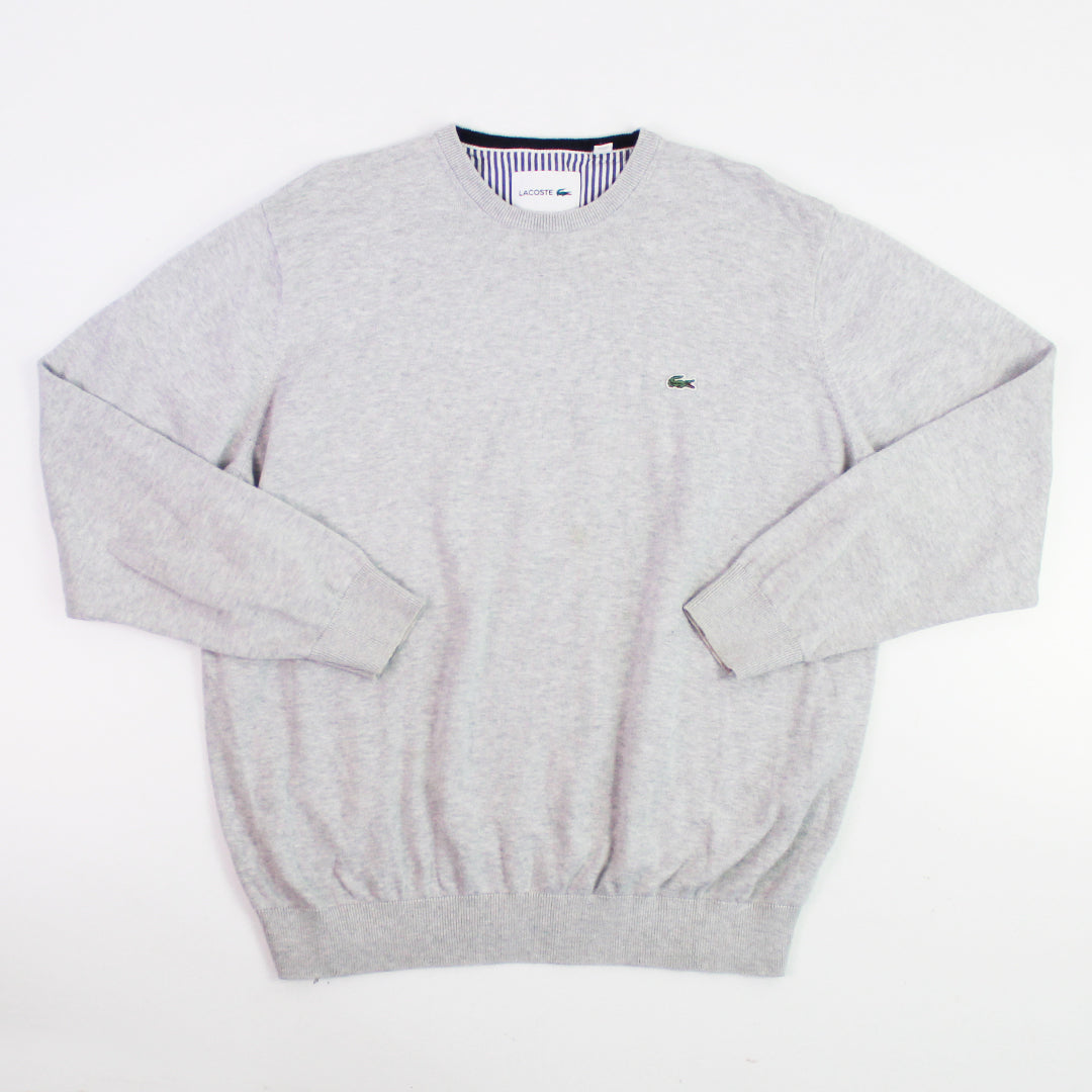 Sueter Lacoste Gris (L)